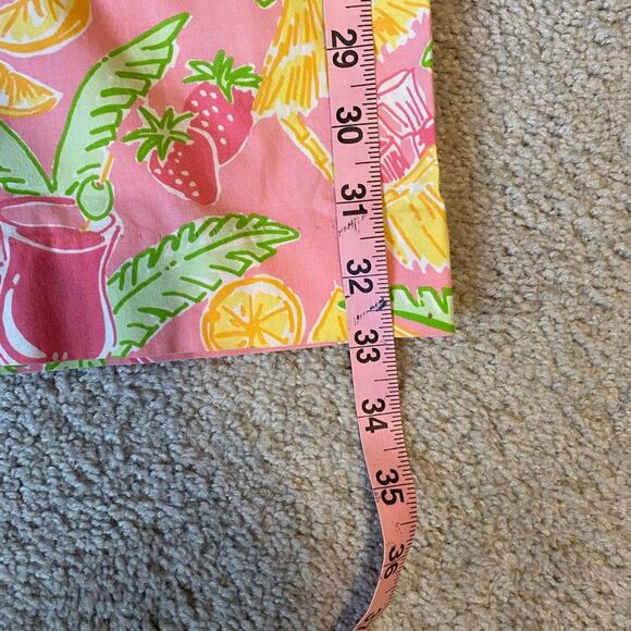 Lilly Pulitzer Womens Sz 2 Vintage Summer Coastal Tropical Straight Ankle Pants - Picture 11 of 11